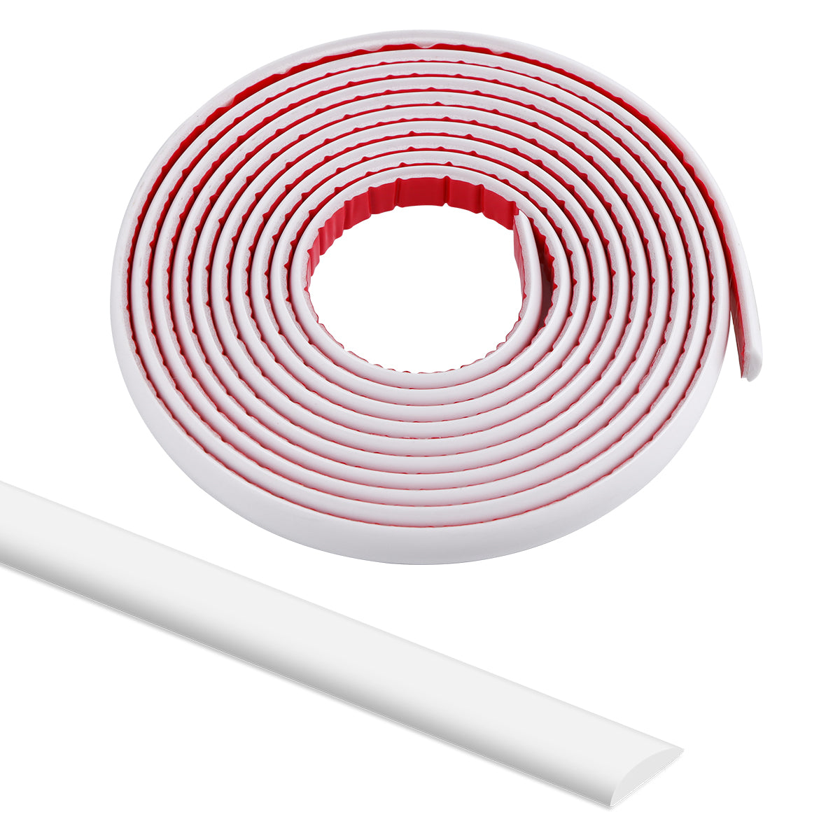 Peel & Stick Tile Trim – 3m Roll (White, Grey, or Black)